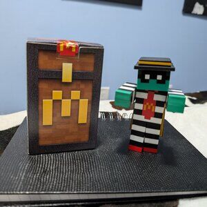 2025 Minecraft McDonald's Adult happy meal toy- Zombie Hamburglar